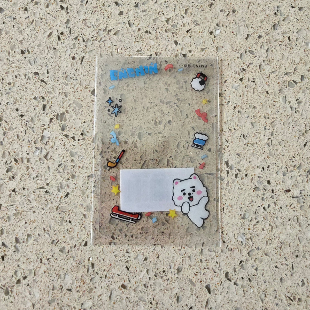 ENHYPEN - INSIDE YOUR POCKET, ENCHIN CHARACTER REWARD TRANSPARENT PHOTOCARDS