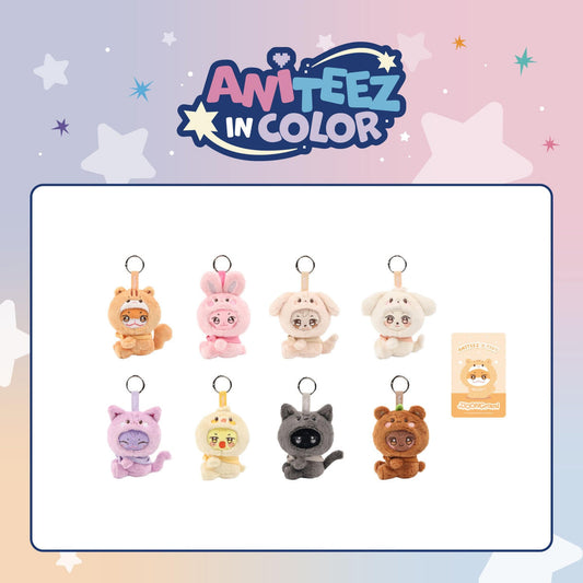 PRE-ORDER - ATEEZ - ANITEEZ IN COLOR POP UP MD ANITEEZ X TINY PLUSH KEYRING