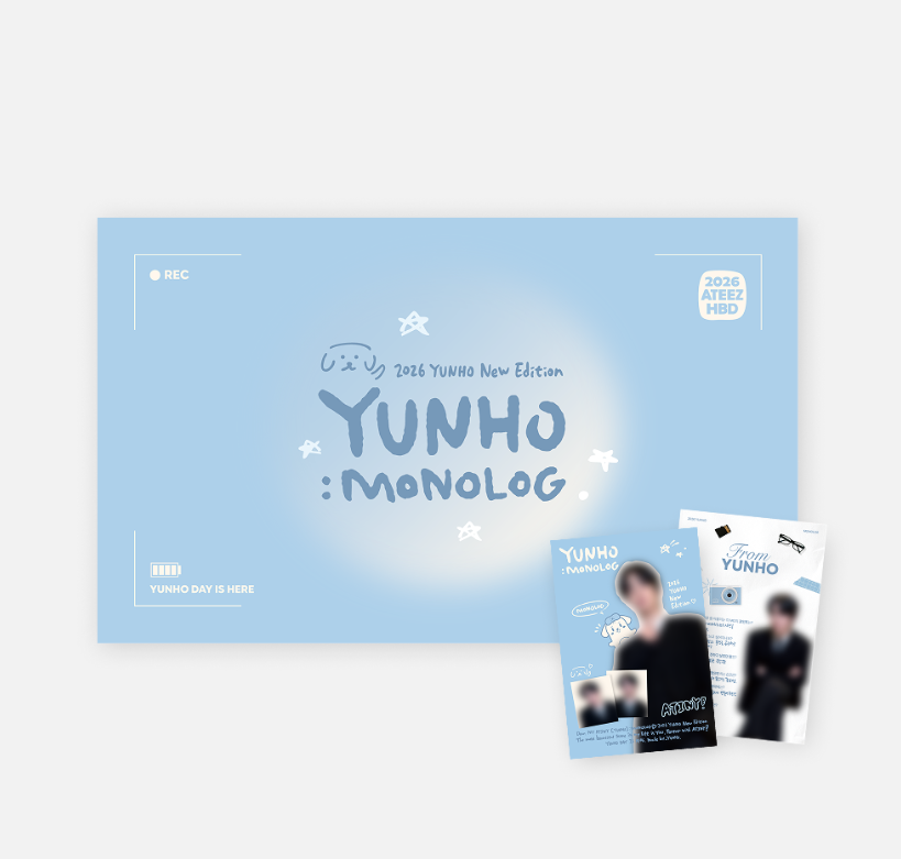 PRE-ORDER - ATEEZ - YUNHO : MONOLOG 2026 NEW EDITION