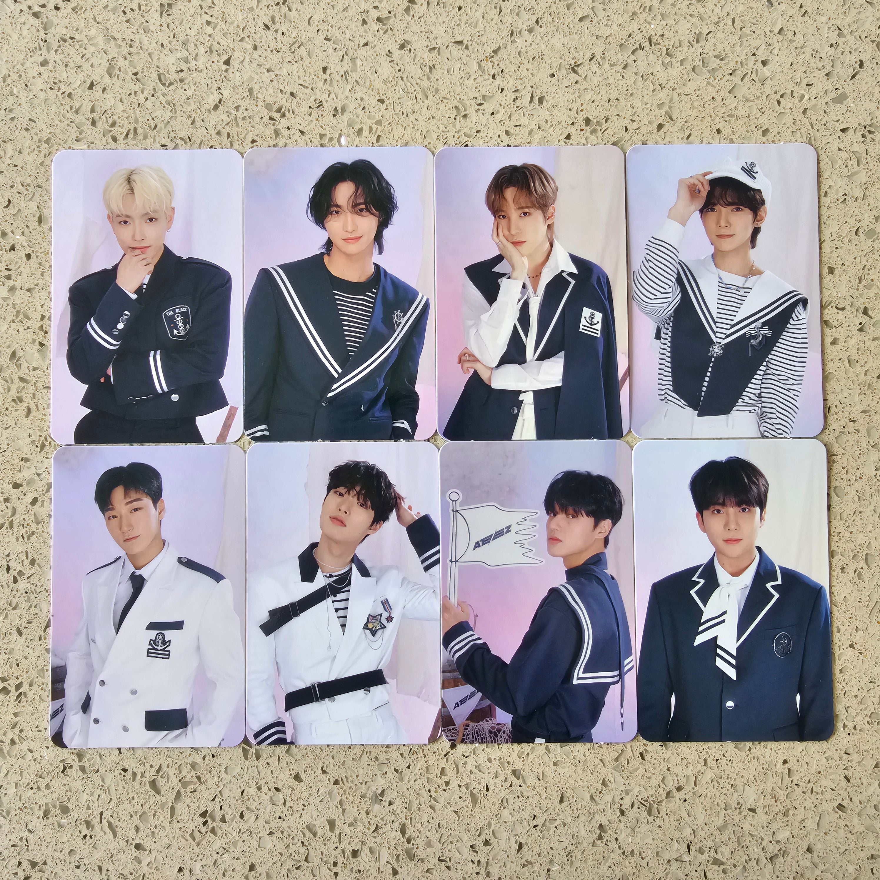 ateez ATEEZ ホンジュン wave illusion トレカ セット ATEEZ - ANITEEZ IN ILLUSION TRADING PHOTOCARDS SET 5 – Yes Idol
