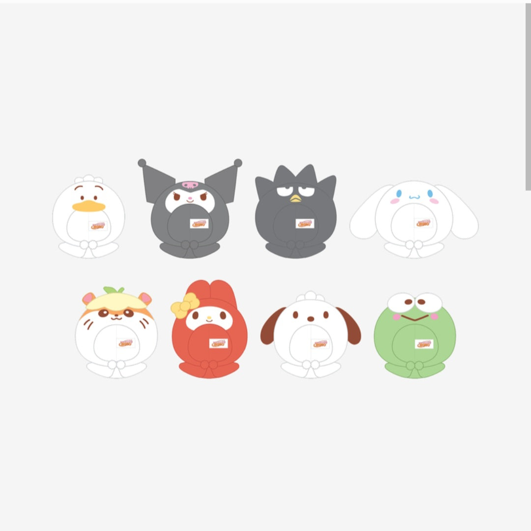 PRE-ORDER - STRAY KIDS SKZOO X SANRIO - 10CM SKZOO PLUSH OUTFIT