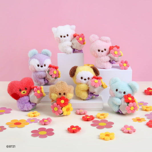 BT21 - BOUQUET MININI PLUSH KEYRING