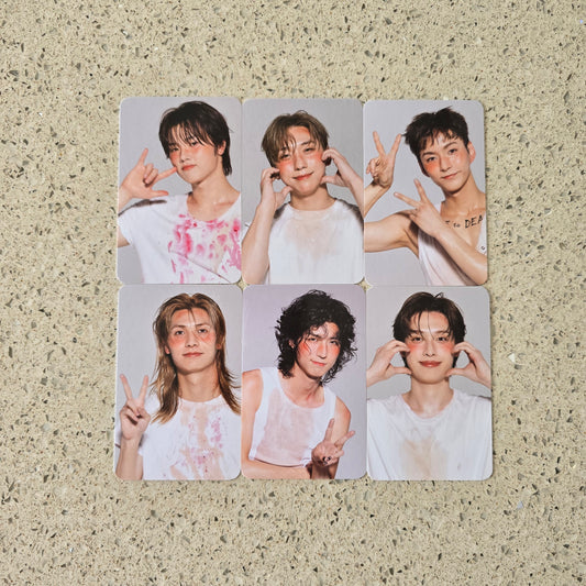XDINARY HEROES - LXVE TO DEATH MUSIC KOREA POB PHOTOCARDS