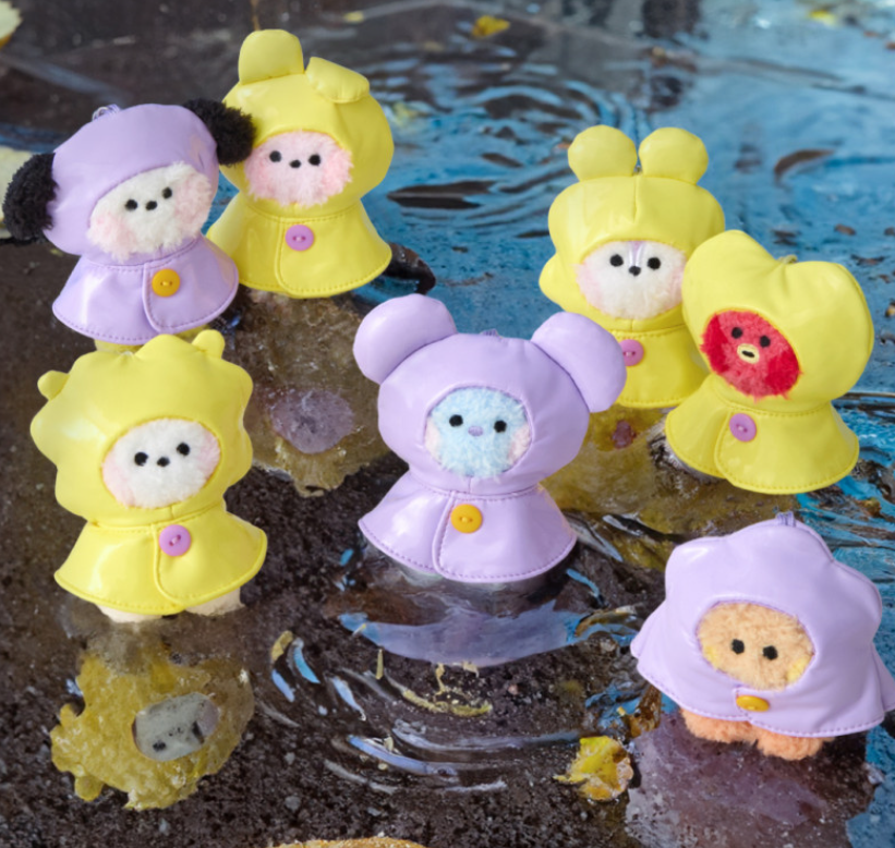 BT21 - MINI MININI RAINY DAY DOLL KEYRING