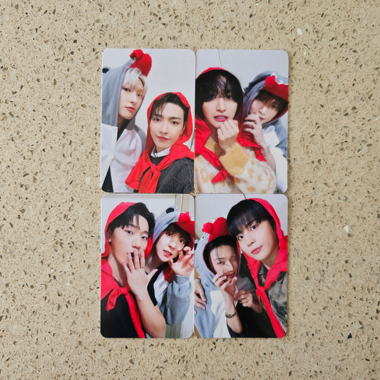 ATEEZ - GOLDEN HOUR MAKESTAR PHOTOCARDS (UNIT RED CAPE & WOLF VER.)