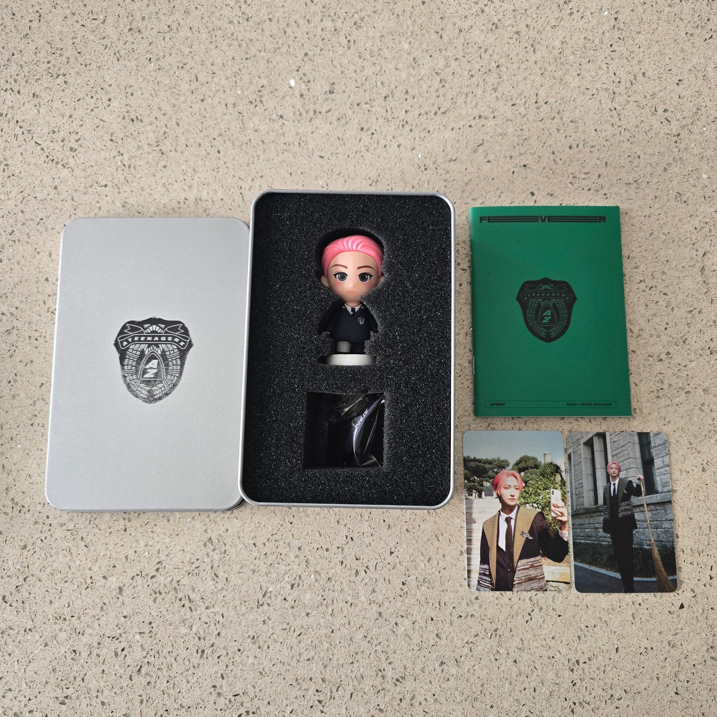 (OPENED) ATEEZ - ZERO : FEVER EPILOGUE 8TH MINI ALBUM FIGURE DIARY VER. (SEONGHWA VER.)