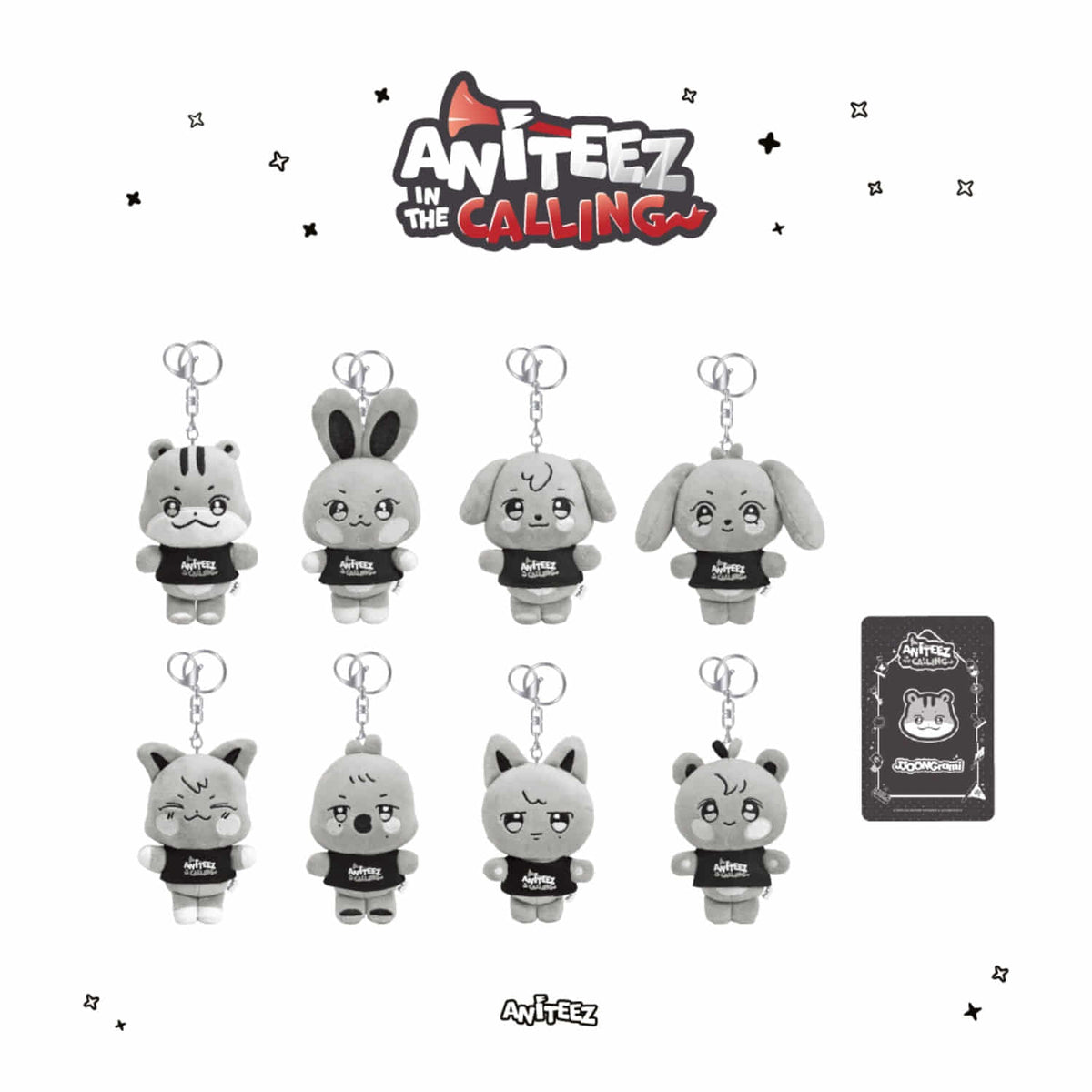 ANITEEZ IN THE CALLING POP UP OFFICIAL MD THE CALLING ANITEEZ PLUSH KEYRING
