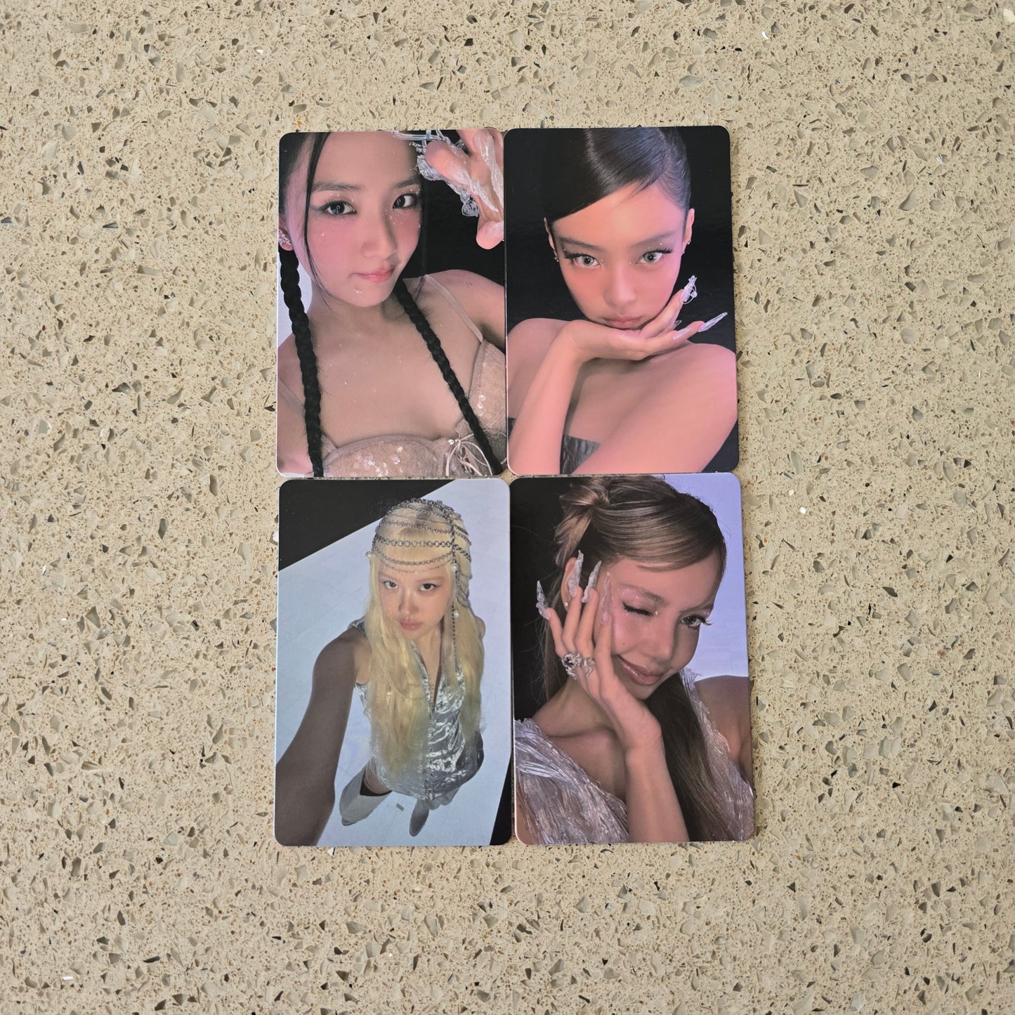 BLACKPINK - DEADLINE SILVER SET PHOTOCARDS