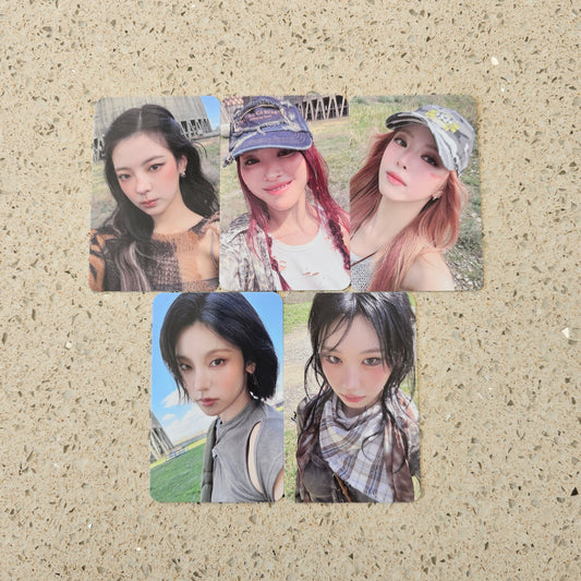 ITZY - GIRLS WILL BE GIRLS MUSIC KOREA POB PHOTOCARDS